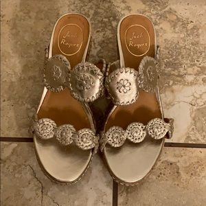 Jack Rogers Platform Wedges, Size 7